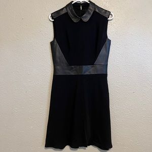 The Kooples Leather Accent Dress